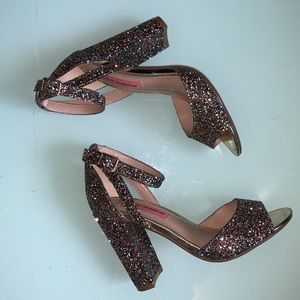 Glitter heels